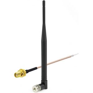 868 Mhz Antenne Sma Antenne Wifi Pc 3 Dbi Nfc Rfid Adaptateur Sma Mâle + Sma Femelle Câble Pigtail Rg178 15 Cm Pour Antenne Gsm Cb Radio Sans Fil Wifi Homematic Ccu2 Cc1101 - Neuf