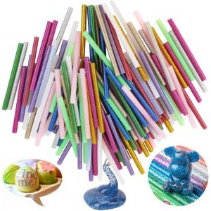 Lot De 120 Bâtons De Colle Chaude, Pour Pistolet À Chaud Pour L'artisanat D'art De Bricolage, Décoration De Vacances, Participations De Mariage, Enveloppes De Cartes Postales (Couleur) - Neuf