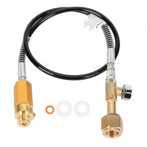 HJLIAN Tuyau haute pression noir pour soda avec kit d'accessoires CGA320 pour SodaStream - Neuf