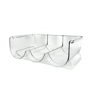 Hjlian Support De Rangement Transparent Pour Bouteilles D'eau, En Plastique, Empilable, Pour Bouteilles De Sport, Pour Enfants, Pour Armoires De Cuisine, Comptoirs - Neuf