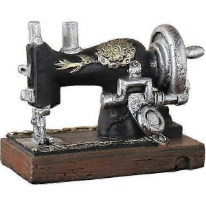 Ornement de la R&eacute;sine de la Machine &agrave; Coudre pour des Vacances de Collection D&eacute;cor - Neuf