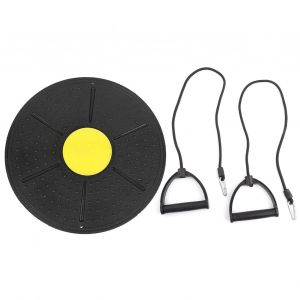 Corde De Traction Pour Yoga, Planche D'equilibre Et De Torsion, Outils D'exercice Pour L'entrainement Abdominal, Equipement De Fitness, Jaune - Neuf