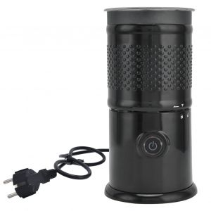 HJLIAN Mousseur a lait electrique domestique, mousseur a lait chaud et froid, melangeur de chocolat pour machine a mousse de latte, UE 220 V, noir - Neuf