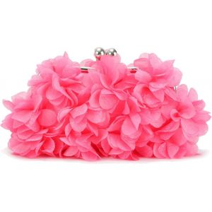 Pochette de soir&eacute;e pour femme, sac &agrave; main avec appliques florales, sac &agrave; main pour f&ecirc;te de mariage, sac &agrave; main &agrave; bandouli&egrave;re florale, sac &agrave; main avec bracelet - Neuf