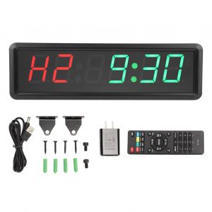 Xyong Minuterie Numerique Led 1,8 Po Avec Telecommande, Compte A Rebours, Horloge, Chronometre, Prise Americaine 100-240 V, Gxe6t 1,8rb - Neuf