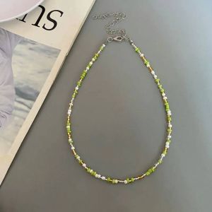 Nouvelles Perles De Rocaille Boh&ecirc;me Tour De Cou Cha&icirc;ne Mode Collier De Charme Color&eacute; &Agrave; La Main Colar Collier Bijoux Femme--D - Neuf