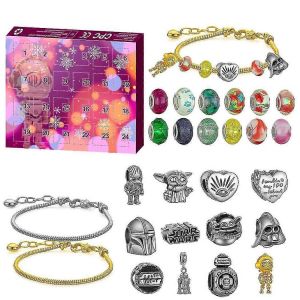 Calendrier de l'Avent de Noël 24 jours, jouets de dessins animés, ornements, compte à rebours - Neuf