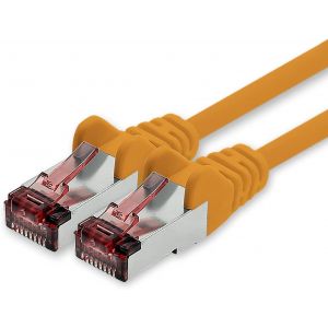 KAL-Câble Réseau Cat.6 50M Orange - 1 X Câble Ethernet Lankabel Cat6 Câble Réseau Lan Sftp Pimf Patch Cable 1000 Mbit S - Neuf