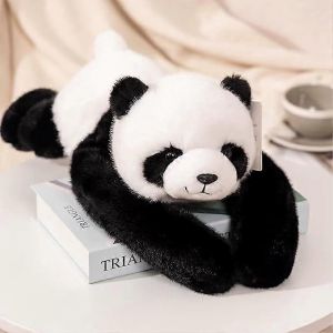 Oreiller lest¿¿ en peluche panda 30 cm ¿C Peluche pour soulager l'anxi¿¿t¿¿ et favoriser le sommeil - Neuf
