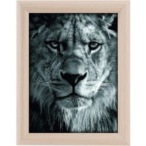 Cmwx-- 92 0764 - Toscana - Cadre Photo En Bois - Pour Photo Au Format 15 X 20 Cm - Cadre Portrait Avec Support Et Support Mural - Cadre Simple En Mdf - Nature - Neuf