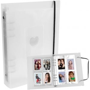 MAA-30 Feuilles Kpop Album Photo Classeur Photocard 6 Anneaux Porte Carte Photocard PC Binder A5 Pochettes pour Album Photo Transparente pour Carte Timbre - Neuf