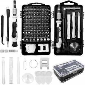 Kalanka-Kit Tournevis De Pr&eacute;cision 115 En 1 Pour R&eacute;paration &Eacute;lectronique Et Bricolage Maison, Embouts Acier Crv Pour Iphone Ps5 Switch Macbook Pc Lunettes Et Montres - Neuf