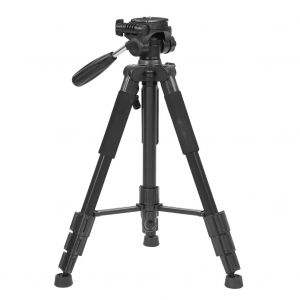 Trepied pliable Zomei Q111 en alliage d'aluminium avec tete panoramique pour appareil photo numerique reflex numerique (noir) - Neuf