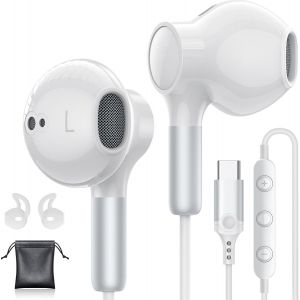 lbgwp60-couteurs Usb C, Pour Iphone 15, 16 Plus, Pro , Avec Câble De Type C, Microphone Et Contrôle Du Volume, Pour Ipad Pro Air 5/4 Mini 6, Google Pixel 9, 8, 7, 6, Samsung Galaxy S24 - Neuf
