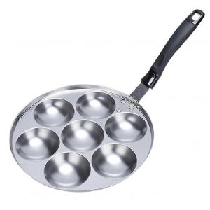Plaque De Cuisson À 7 Trous Pour Poulpe Avec Poignée,Poêle À Crêpes Farcies - Neuf