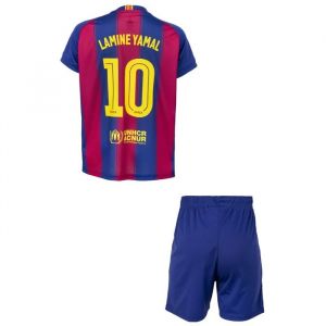 8 Ans - Maillot Short Bar&ccedil;a - Lamine Yamal - Collection Officielle Fc Barcelone - Enfant - Neuf