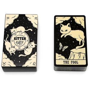 Kitten Tarot Tarot Divinatoire Cartes De Tarot Pour D&eacute;butants Jeu De Tarot 78 Cartes A Jouer Divinatoires - Neuf