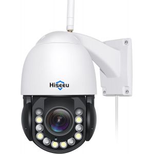 lbgwp60- 30X Zoom Optique 2K Ptz Caméra Surveillance Wifi Exterieure,Vision Nocturne En Couleur, Ptz Caméra Pan 355° Tilt 90° Détection De Mouvement, Alarme Sonore, Audio Bidirectionnel, Ip66 Étanche - Neuf
