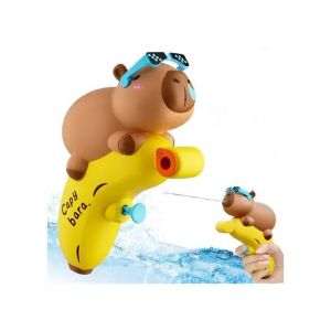 Pistolet &Agrave; Eau Enfant Capybara Lot De 4, Jouet De Plage Et Piscine Longue Port&eacute;e 8m, Pistolet Pulv&eacute;risateur &Eacute;t&eacute; En Abs Durable - Neuf