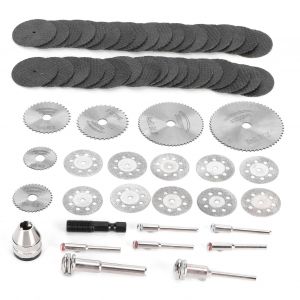 HJLIAN Ensemble de 60 mandrins de lame de scie a disque de coupe pour perceuse electrique, ponceuse, rectifieuse - Neuf