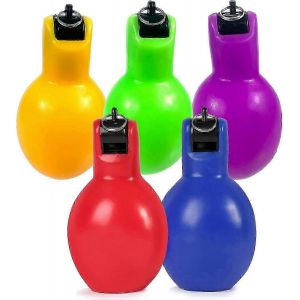 Pack De 5 Sifflets &Agrave; Main,Sifflets De Sport Pour Entra&icirc;neurs,Arbitres,Entra&icirc;neurs Et Dresseurs De Chiens,Id&eacute;al Pour Le Football,Les Urgences Et L'entra&icirc;nement - Neuf