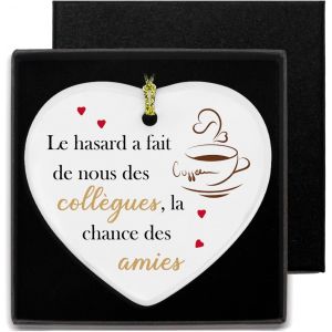 Cadeau Collegue De Travail Femme Homme -C&eacute;ramique Plaque Murale D&eacute;corative Bo&icirc;te Cadeau Collegue De Travail Cadeau Meilleure Amie Femme Cadeau Humour Femme Cadeau Saint Valentin Femme - Neuf