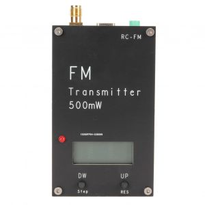 Transmetteur Fm 500 Mw Avec éCran Lcd Transmetteur StéRéO Fm 2000 M 500 Mw 88-108 Mhz Avec Port Usb Type C - Neuf