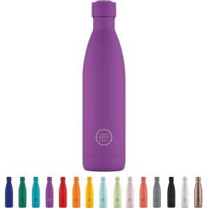 - Bouteille Acier Inoxydable - 350 Ml - Vivid Violet - 23,5 X 7 Cm - Bouteille Isotherme - Boissons Froides 36 Heures Boissons Chaudes 18 Heures - Triple-Cool Technology - Sans Bpa - Neuf