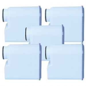 vhbw 5x Filtres &agrave; eau compatible avec Saeco Xelsis SM7581/00, SM7580/00 machine &agrave; caf&eacute; automatique, machine &agrave; expresso, bleu clair - Neuf