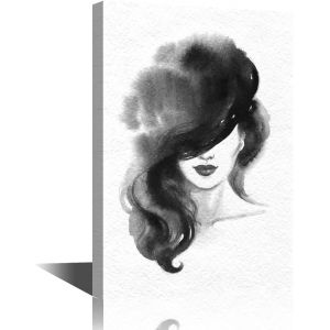Eryi-Poster Sur Toile Représentant Une Belle Femme - Art Mural Vintage Abstrait De Fille Minimaliste Pour Salon, Chambre À Coucher, Salle De Bain, Bureau, Galerie Emballée (Woman-11, 30,5 X 45,7 - Neuf