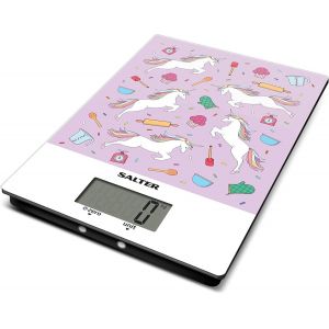 Salter 1171 Hrdr Balance De Cuisine En Verre Avec Motif Aromates, Herbs, 15,6 X 2 X 22,5 Cm - Neuf