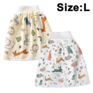2 Pcs Enfants Couche Jupe Shorts Lavable B&eacute;b&eacute; Potty Training Jupes - Neuf