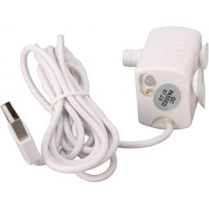 Mini Pompe De Fontaine Pour Chat, Pompe De Fontaine D'eau Pour Animaux De Compagnie, Moteur Sans Balais &Agrave; Courant Continu, D&eacute;bit R&eacute;glable Silencieux Amovible 5v Pour Remplacement - Neuf