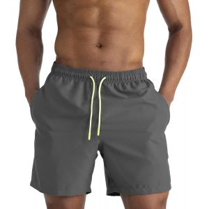 Tzf-Short De Bain Homme, Maillots De Bain Homme Léger À Séchage Rapide Short De Bain Imperméable Pour Homme Avec Ceinture Réglable Et Poches/Natation/Surf/Loisirs - Neuf