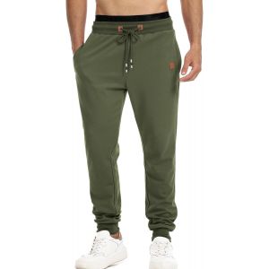 Jexnovashop-Pantalon De Survetement Pour Homme Jogging Training Pantalons De Course &Agrave; Pied Et D'entra&icirc;nement Tapered Cuff Avec Poches Zipp&eacute;es - Neuf