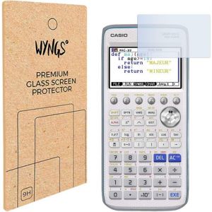 Kal-Film De Protection D'écran En Verre Trempé Compatible Avec Casio Graph 90+E (2 Pièces) - Neuf