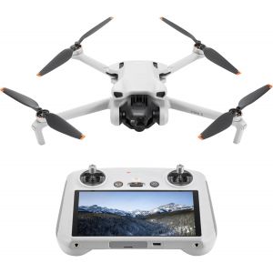 Checarzhn--No1-Mini 3 ( Rc) ¿ Mini Drone Caméra Léger Avec Nacelle Mécanique À 3 Axes, Vidéo 4k Hdr, Temps De Vol De 38 Minutes, Transmission Vidéo Jusquà 10 Km, Pr De Vue Verticale, Retour Intégré, C0-Dji - Neuf