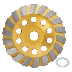 XYONG Disque de meulage pour beton, segments diamantes turbo, coupe rapide pour meuleuse de maconnerie, 150 mm - Neuf