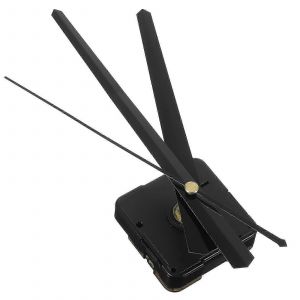 Mouvement d'horloge muet avec aiguilles d'horloge Mécanisme d'horloge murale Mécanisme d'horloge en plastique Pièce d'horloge de bricolage - Neuf