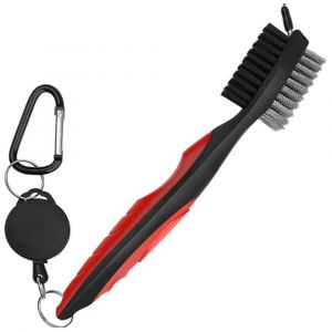 Outil De Nettoyage De Tête De Brosse De Nettoyage De Club De Golf (Rouge) - Neuf