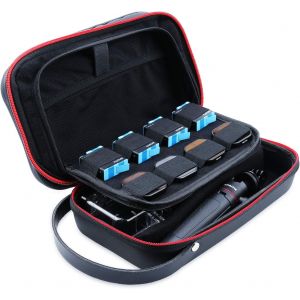 Portable Storage Bag Waterproof Carrying Case Adjustable Space for GoPro Hero 10 9 8 7 6 5 Black Xiaomi Yi Osmo Action Accessories,Only the Bag-240 X 145 X 120 mm,Modern - Neuf