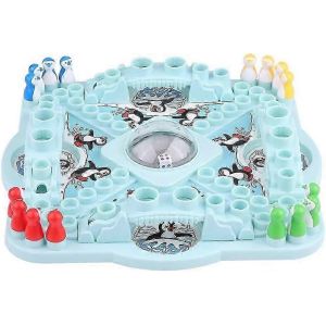 Jeu De Soci&eacute;t&eacute; Pingouins Pour Enfants, Jeu De Soci&eacute;t&eacute; &Eacute;ducatif De Bureau, Jeu De Comp&eacute;tition De D&eacute;s, Jeu D'interaction Familiale - Neuf