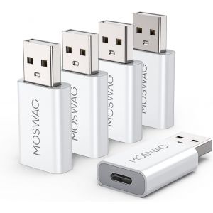 THEF-Adaptateur USB C Femelle vers USB mâle, Adaptateur USB Compatible avec Le Chargeur Watch Series Ultra/8/7/se, iMac, MacBook Pro, MacBook, Ordinateurs Portables, PC. - Neuf