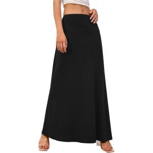 Femmes Boh&egrave;me Jupes &Eacute;lastique Maxi Jupes Taille Haute Longues Tube Yoga Jupe - Neuf