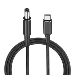 JGD-Cordon d'alimentation USB C vers DC 5,5mm x 2,1mm,100W PD USB Type C M&acirc;le vers DC 5,5mm x 2,1mm M&acirc;le C&acirc;ble de charge d'alimentation&iquest;1.8M &iquest;(DC 5.5x2.1mm) - Neuf