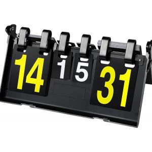 Sept-Tableau D'affichage Portable Flip Tableau De Scores Sport Tableau De Score Manuel Tableau D'affichage Portable Pour Basket-Ball Badminton - Neuf