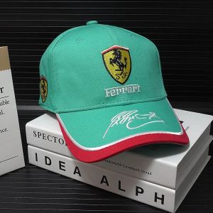 Casquette Brodee Scuderia Ferrari Racing F1, Modele: Vert - Neuf