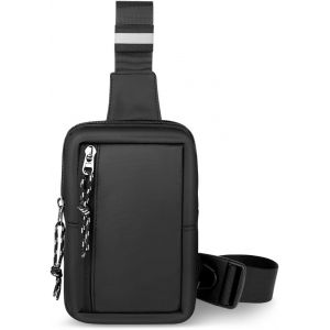 Trahoo-Sac &Agrave; Bandouli&egrave;re &Eacute;tanche, Sac De Poitrine Homme, Sling &Eacute;paule Cross Body Bag, Imperm&eacute;able L&eacute;ger Sac De Poitrine Sac &Agrave; Dos &Agrave; Bandouli&egrave;re Pour Voyage Sports De Plein Air - Neuf