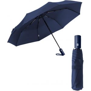 ERSHI-Parapluie pliant coupe-vent, 105 cm, parapluie automatique, 8 lames, renfort en fibre de verre, parapluie résistant au vent,[1471] - Neuf
