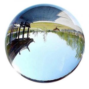 40mm verre clair boule de cristal sphère de guérison photographie accessoires cadeaux - Neuf